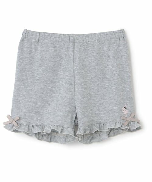 KP / ケーピー レギンス・スパッツ | ベア天竺オーバーパンツ（トップ グレー）