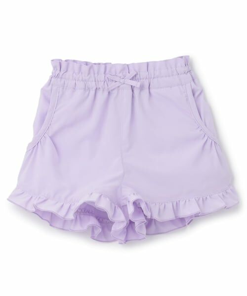 KP / ケーピー ショート・ハーフ・半端丈パンツ | ウォータープリント ショートパンツ（ラベンダー）