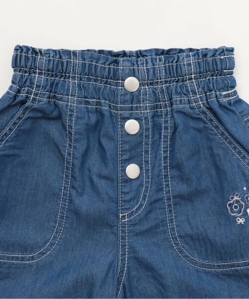 KP / ケーピー ショート・ハーフ・半端丈パンツ | カラーデニム バミューダパンツ | 詳細2