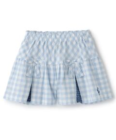 KP / ケーピー ショート・ハーフ・半端丈パンツ | 先染ギンガムチェック キュロット