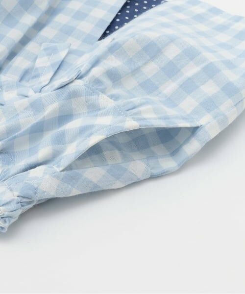 KP / ケーピー ショート・ハーフ・半端丈パンツ | 先染ギンガムチェック キュロット | 詳細3