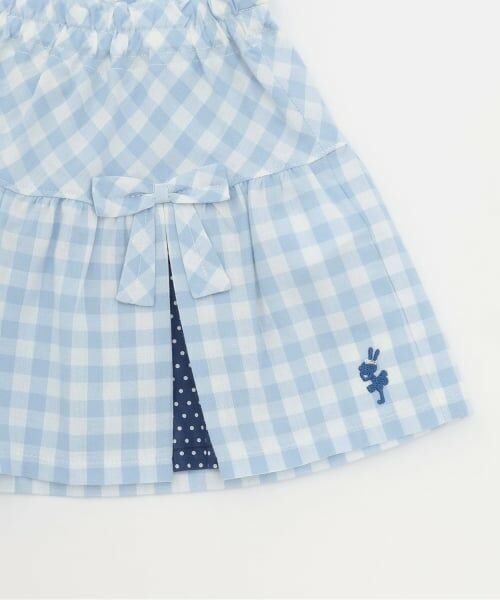 KP / ケーピー ショート・ハーフ・半端丈パンツ | 先染ギンガムチェック キュロット | 詳細4