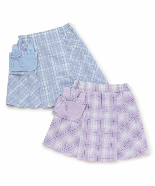 KP / ケーピー ミニ・ひざ丈スカート | 移動ポケット付き プリーツスカート | 詳細10