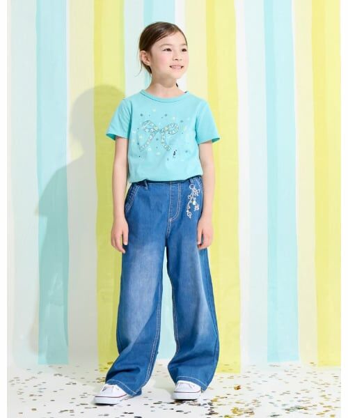 KP / ケーピー Tシャツ | 【GOOD PRICE】 ラメリボンプリント Tシャツ | 詳細12