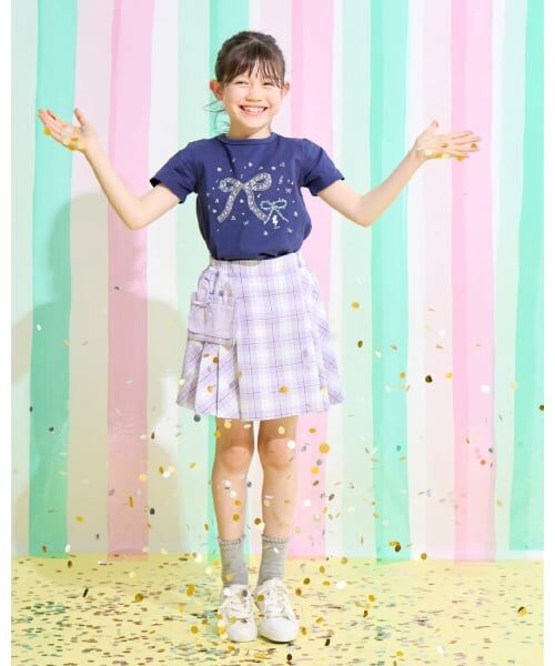 KP / ケーピー Tシャツ | 【GOOD PRICE】 ラメリボンプリント Tシャツ | 詳細13