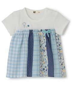 KP / ケーピー その他トップス | ギンガム×総柄 チュニック