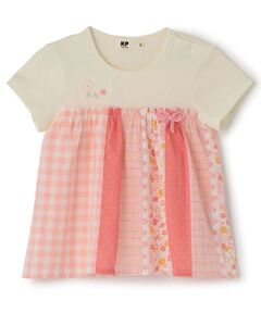 KP / ケーピー その他トップス | ギンガム×総柄 チュニック