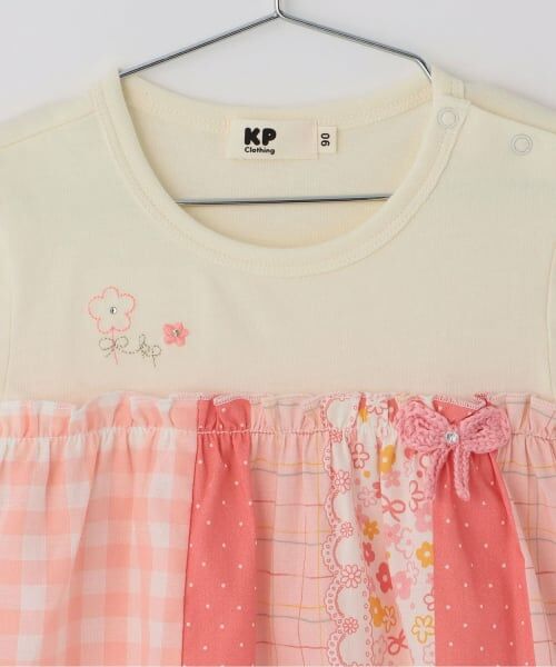 KP / ケーピー その他トップス | ギンガム×総柄 チュニック | 詳細2