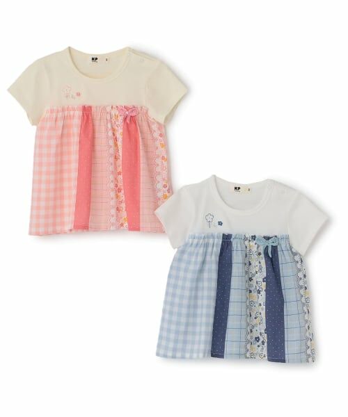 KP / ケーピー その他トップス | ギンガム×総柄 チュニック | 詳細8