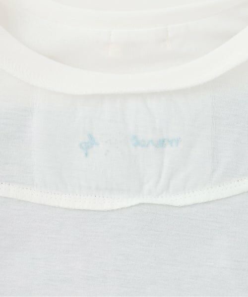 KP / ケーピー Tシャツ | シフォンシアーチェック ドッキングTシャツ | 詳細3