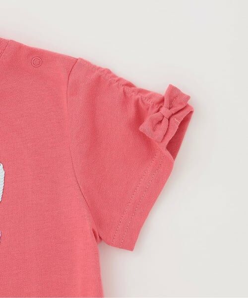 KP / ケーピー Tシャツ | mimiちゃん スパンコール刺しゅう Tシャツ | 詳細4