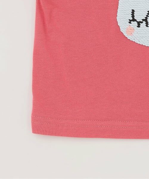 KP / ケーピー Tシャツ | mimiちゃん スパンコール刺しゅう Tシャツ | 詳細5