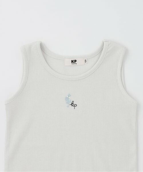 KP / ケーピー シャツ・ブラウス | シアーシャツ・テレコタンクトップ セット | 詳細6