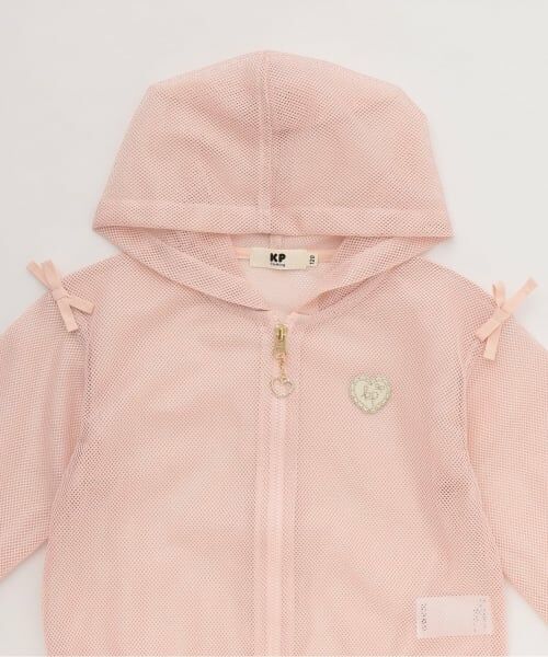 KP / ケーピー パーカー | 【防虫加工】ラメメッシュ パーカ | 詳細2
