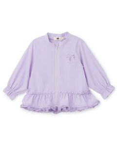 KP / ケーピー ブルゾン | リップストップ裾フリルウィンドブレーカー