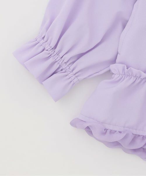 KP / ケーピー ブルゾン | リップストップ裾フリルウィンドブレーカー | 詳細3