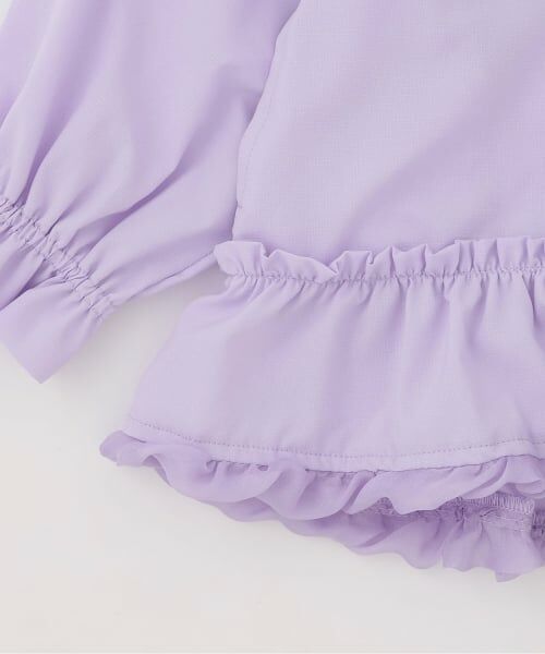 KP / ケーピー ブルゾン | リップストップ裾フリルウィンドブレーカー | 詳細5