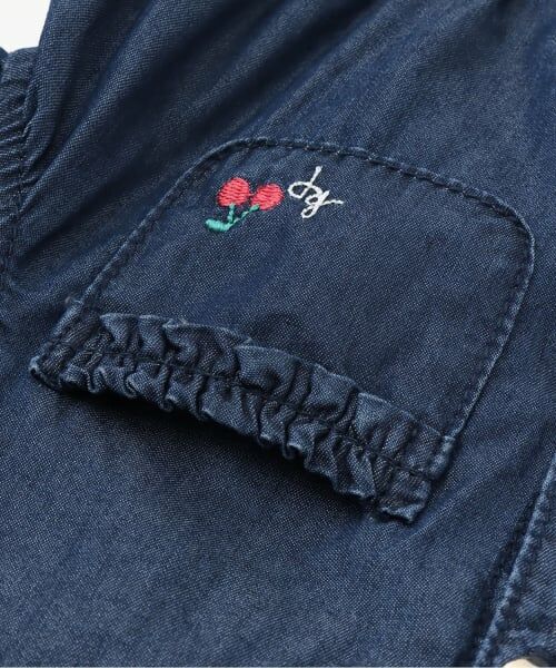 KP / ケーピー ミニ丈・ひざ丈ワンピース | 【冷感デニム】 肩見せワンピース | 詳細5