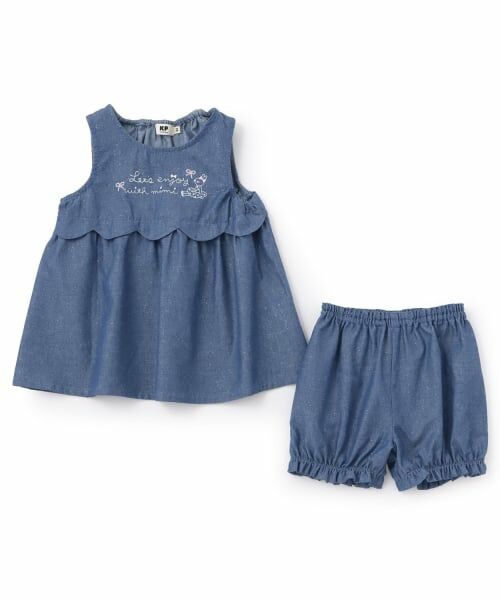 KP / ケーピー その他トップス | ラメデニム チュニック･ショートパンツセット | 詳細2