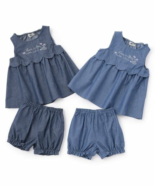 KP / ケーピー その他トップス | ラメデニム チュニック･ショートパンツセット | 詳細9