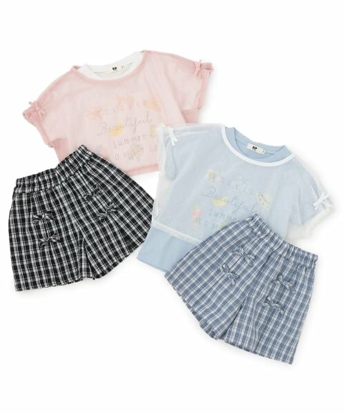 KP / ケーピー その他トップス | Tシャツ・ショートパンツ・メッシュＴ セット | 詳細11