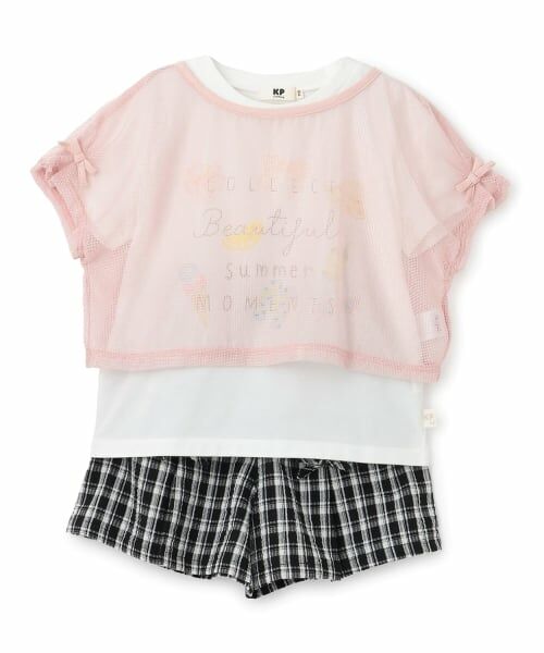 KP / ケーピー その他トップス | Tシャツ・ショートパンツ・メッシュT セット | 詳細14