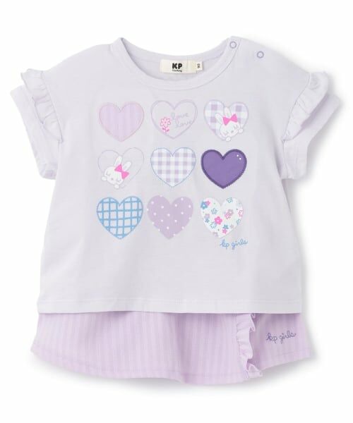 KP / ケーピー その他トップス | mimiちゃん Tシャツ・キュロット セット（ラベンダー）