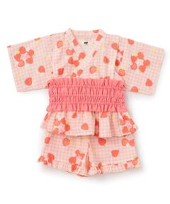 KP / ケーピー 着物・浴衣・小物類 | いちご柄 甚平･帯付き