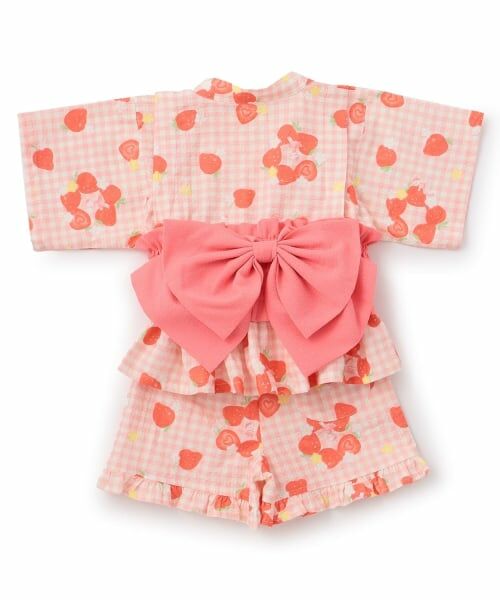 KP / ケーピー 着物・浴衣・小物類 | いちご柄 甚平･帯付き | 詳細1