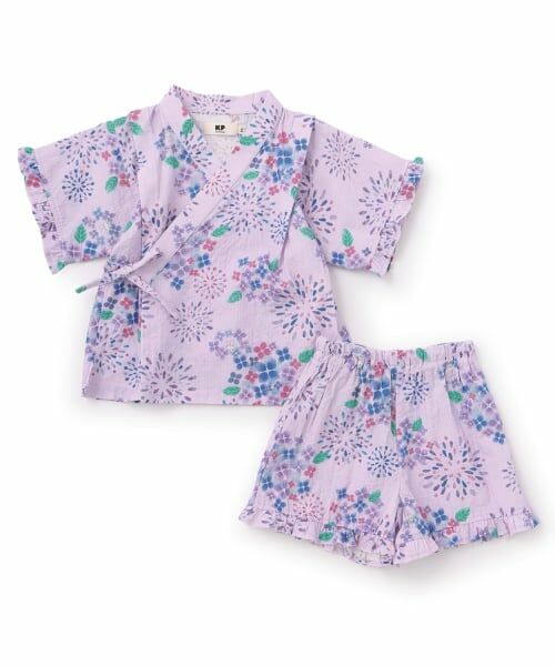 KP / ケーピー 着物・浴衣・小物類 | 花火あじさい柄 甚平 | 詳細2