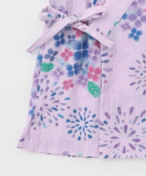 KP / ケーピー 着物・浴衣・小物類 | 花火あじさい柄 甚平 | 詳細7