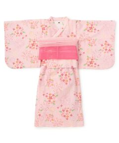 KP / ケーピー 着物・浴衣・小物類 | 花火あじさい柄 浴衣･帯付き