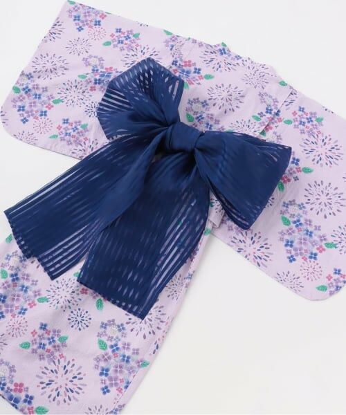 KP / ケーピー 着物・浴衣・小物類 | 花火あじさい柄 浴衣･帯付き | 詳細13