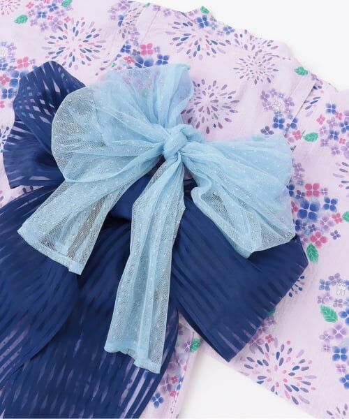 KP / ケーピー 着物・浴衣・小物類 | 花火あじさい柄 浴衣･帯付き | 詳細15
