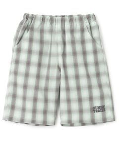 KP / ケーピー ショート・ハーフ・半端丈パンツ | オンブレチェック ハーフパンツ