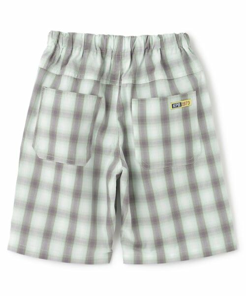 KP / ケーピー ショート・ハーフ・半端丈パンツ | オンブレチェック ハーフパンツ | 詳細1