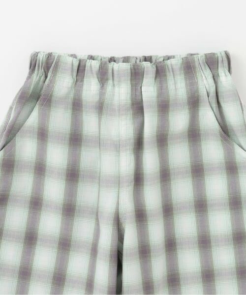 KP / ケーピー ショート・ハーフ・半端丈パンツ | オンブレチェック ハーフパンツ | 詳細2