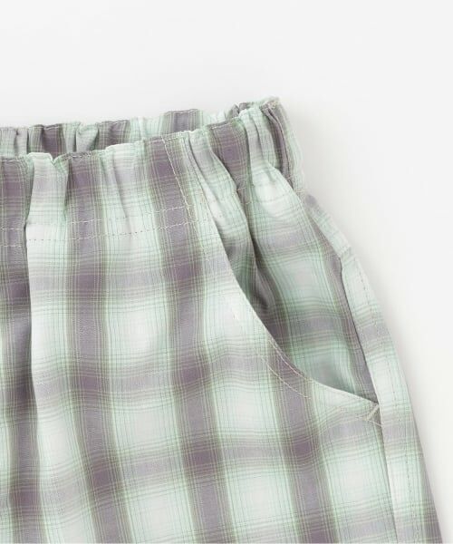 KP / ケーピー ショート・ハーフ・半端丈パンツ | オンブレチェック ハーフパンツ | 詳細3