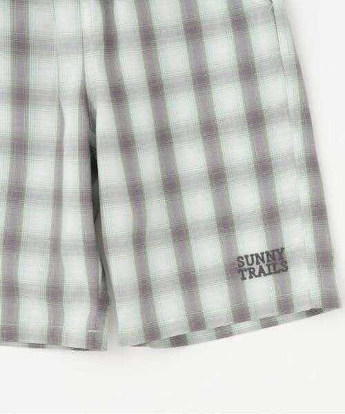 KP / ケーピー ショート・ハーフ・半端丈パンツ | オンブレチェック ハーフパンツ | 詳細4