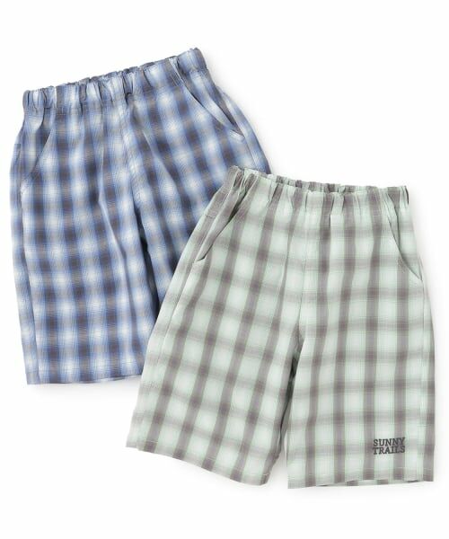 KP / ケーピー ショート・ハーフ・半端丈パンツ | オンブレチェック ハーフパンツ | 詳細8