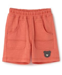 KP / ケーピー ショート・ハーフ・半端丈パンツ | くま編みモチーフ付き ハーフパンツ