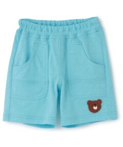 KP / ケーピー ショート・ハーフ・半端丈パンツ | くま編みモチーフ付き ハーフパンツ