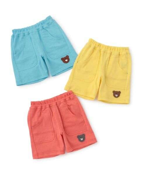 KP / ケーピー ショート・ハーフ・半端丈パンツ | くま編みモチーフ付き ハーフパンツ | 詳細7