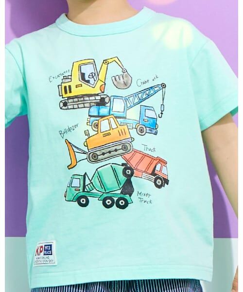 KP / ケーピー Tシャツ | 【GOOD PRICE】 働く車 半袖Tシャツ | 詳細10
