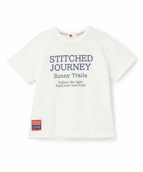 KP / ケーピー Tシャツ | 【GOOD PRICE】 ロゴ半袖Tシャツ（オフ ホワイト）