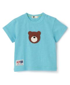 KP / ケーピー Tシャツ | くま編みモチーフ 半袖Tシャツ