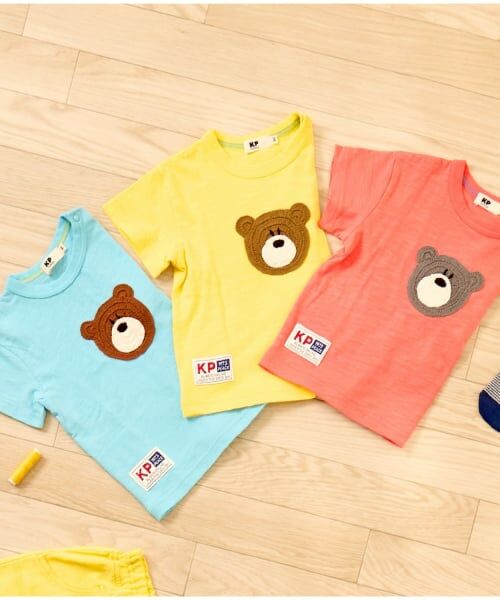 KP / ケーピー Tシャツ | くま編みモチーフ 半袖Tシャツ | 詳細10