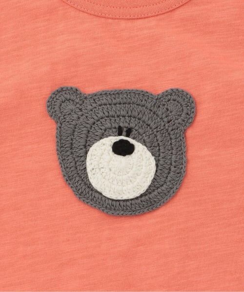 KP / ケーピー Tシャツ | くま編みモチーフ 半袖Tシャツ | 詳細3