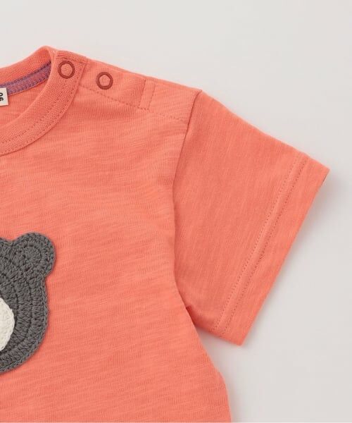 KP / ケーピー Tシャツ | くま編みモチーフ 半袖Tシャツ | 詳細4