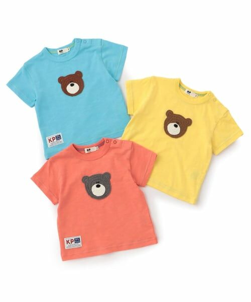 KP / ケーピー Tシャツ | くま編みモチーフ 半袖Tシャツ | 詳細9